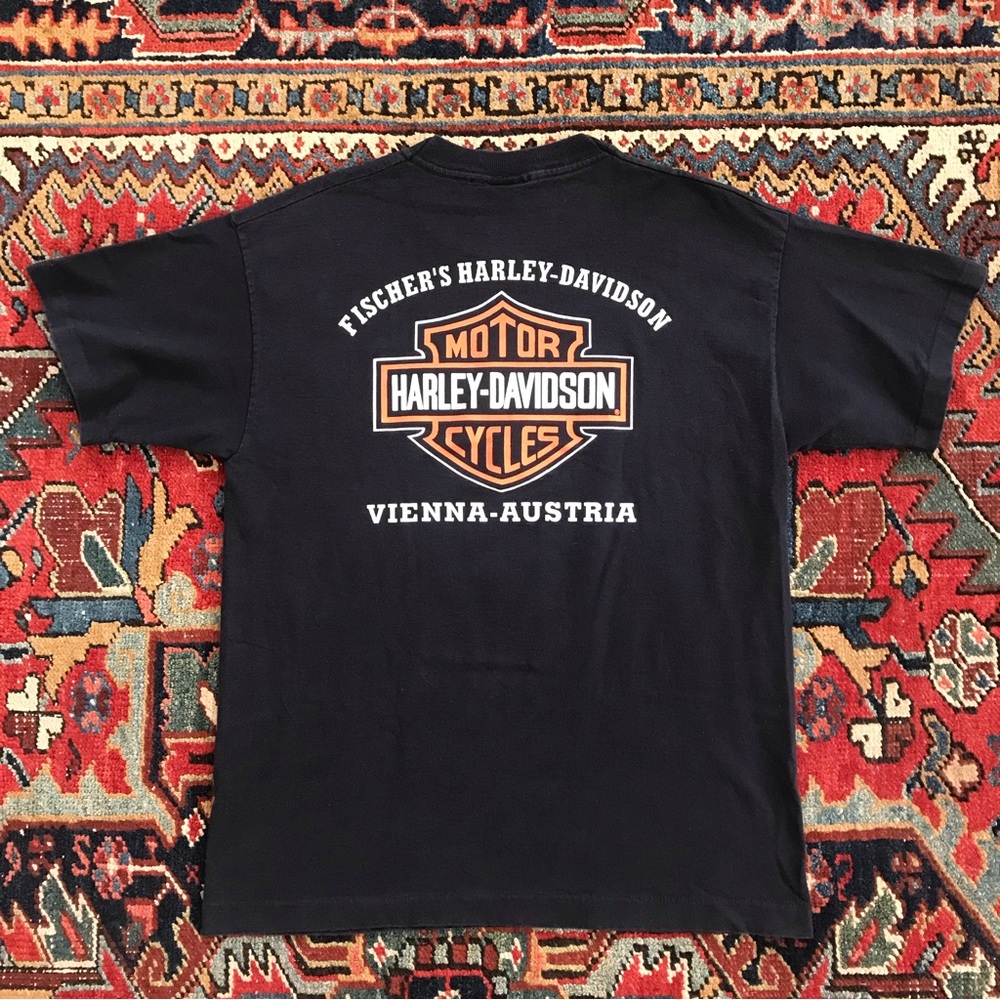 Vintage Single Stitch Harley Davidson Single Stitch Tee Shirt View 4